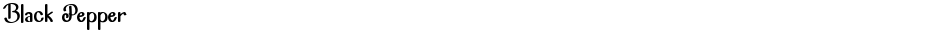 Black PepperDemo