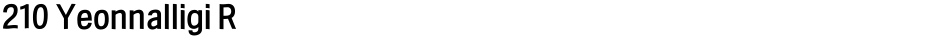 210 Yeonnalligi RDemo