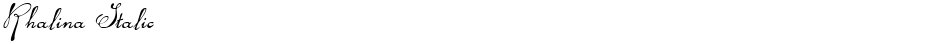 Rhalina ItalicDemo