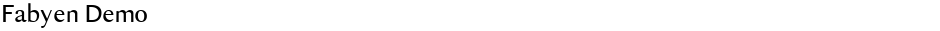Fabyen DemoDemo