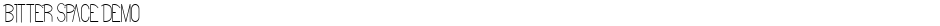 Bitter Space DemoDemo