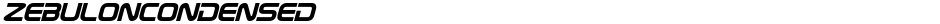 ZebulonCondensedDemo
