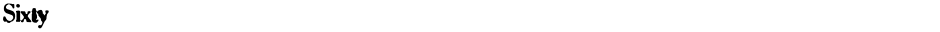 SixtyDemo