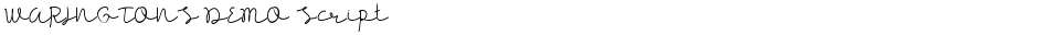 WARINGTONS DEMO ScriptDemo