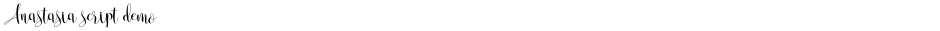 Anastasia script demoDemo