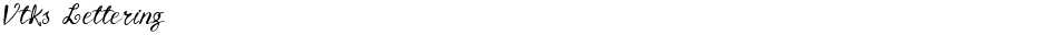 Vtks LetteringDemo
