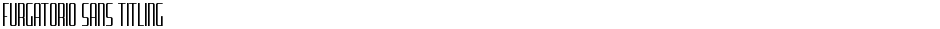 Furgatorio Sans TitlingDemo