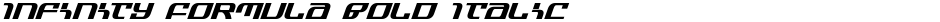 Infinity Formula Bold ItalicDemo
