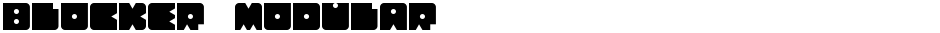 Blocker ModularDemo