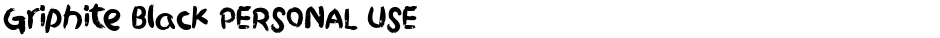 Griphite Black PERSONAL USEDemo