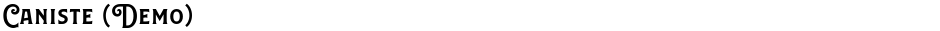 Caniste (Demo)Demo
