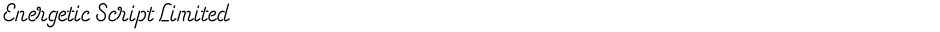 Energetic Script LimitedDemo