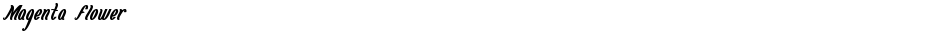 Magenta FlowerDemo
