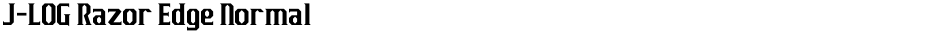 J-LOG Razor Edge NormalDemo