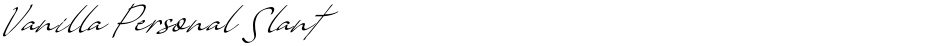 Vanilla Personal SlantDemo