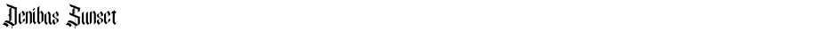 Denibas SunsetDemo