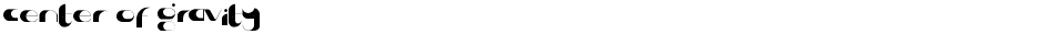 center of gravityDemo