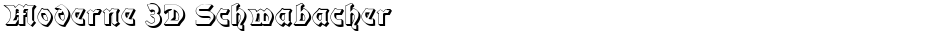 Moderne 3D SchwabacherDemo