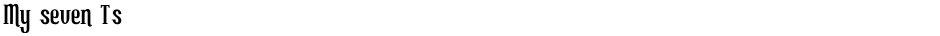 My seven TsDemo