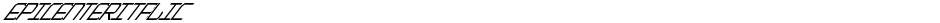 EpicenterItalicDemo