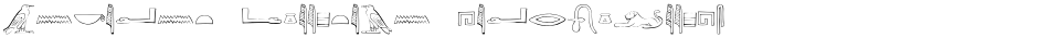 Ancient Egyptian HieroglyphsDemo