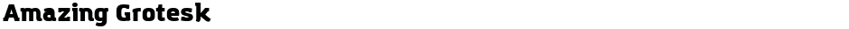 Amazing GroteskDemo