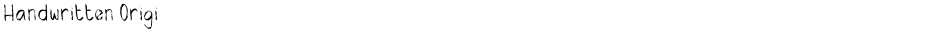 Handwritten OrigiDemo