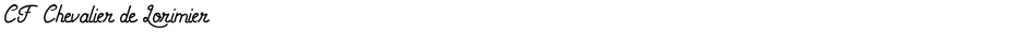 CF Chevalier de LorimierDemo