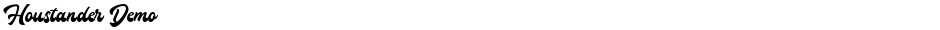 Houstander DemoDemo
