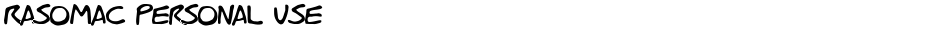 Rasomac Personal UseDemo