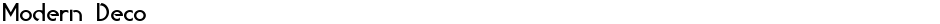 Modern DecoDemo