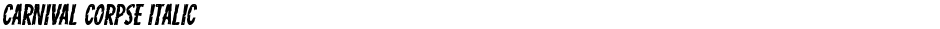 Carnival Corpse ItalicDemo