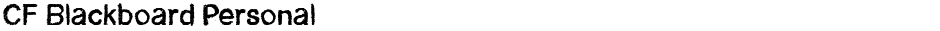 CF Blackboard PersonalDemo
