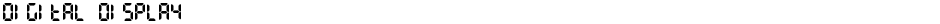 Digital DisplayDemo
