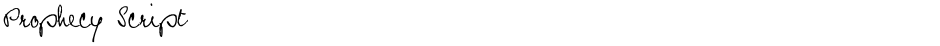 Prophecy ScriptDemo