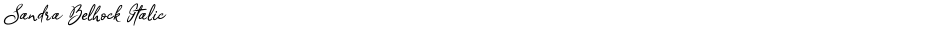 Sandra Belhock ItalicDemo