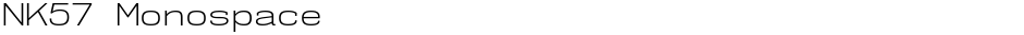 NK57 MonospaceDemo
