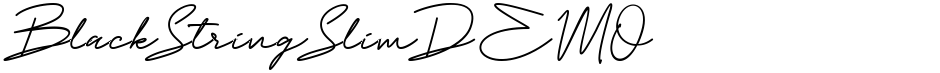 Black String Slim DEMODemo