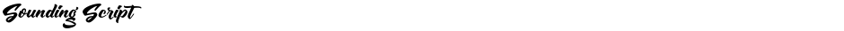 Sounding ScriptDemo