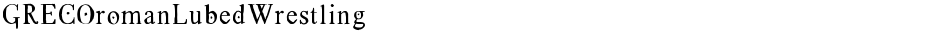 GRECOromanLubedWrestlingDemo