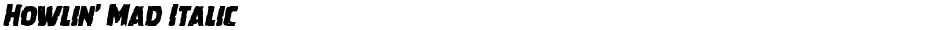 Howlin' Mad ItalicDemo