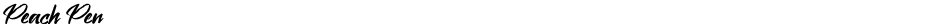 Peach PenDemo