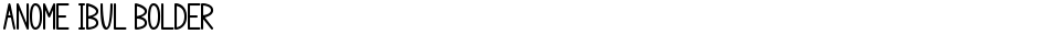 anome ibul bolderDemo