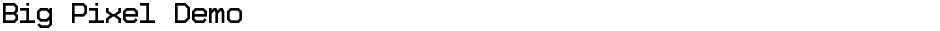 Big Pixel DemoDemo