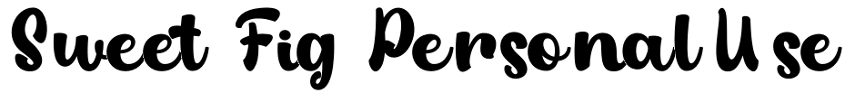 Sweet Fig Personal UseDemo