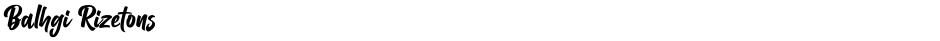 Balhgi RizetonsDemo