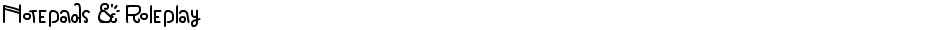 Notepads & RoleplayDemo