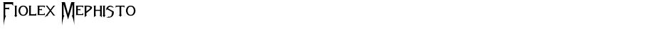 Fiolex MephistoDemo