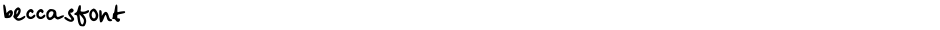 beccasfontDemo