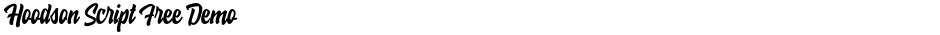 Hoodson Script Free DemoDemo